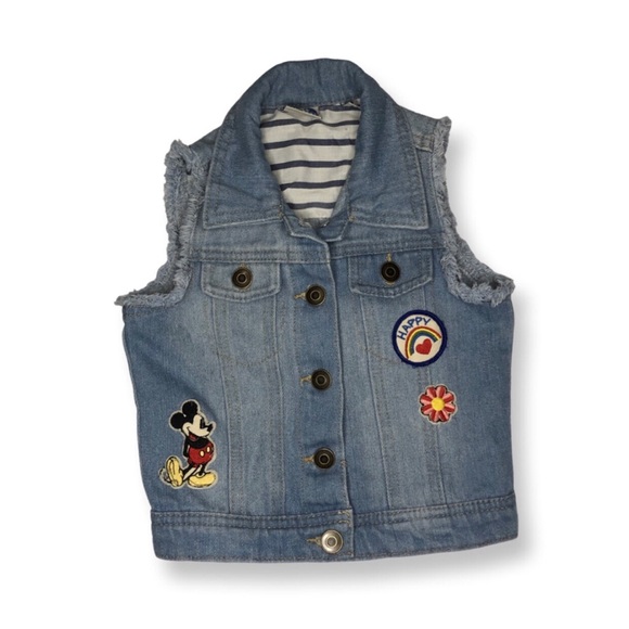 Junk Food Clothing Other - Disney Denim Best Mickey Patches